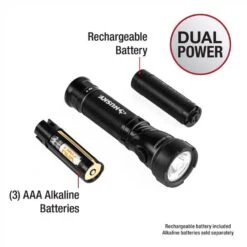 Husky 1000-Lumens Dual Power LED Swivel-Head Rechargeable Tactical Multi-Purpose Handheld Flashlight -Husky Shop husky handheld flashlights pvl flt 0022 44 1000