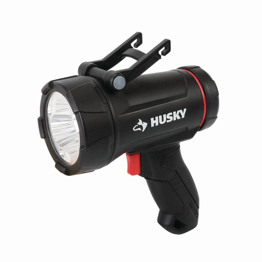 Husky 1500 Lumens Dual Power Rechargeable Handheld Spotlight 1 Husky 1500 Lumens Dual Power Rechargeable Handheld Spotlight