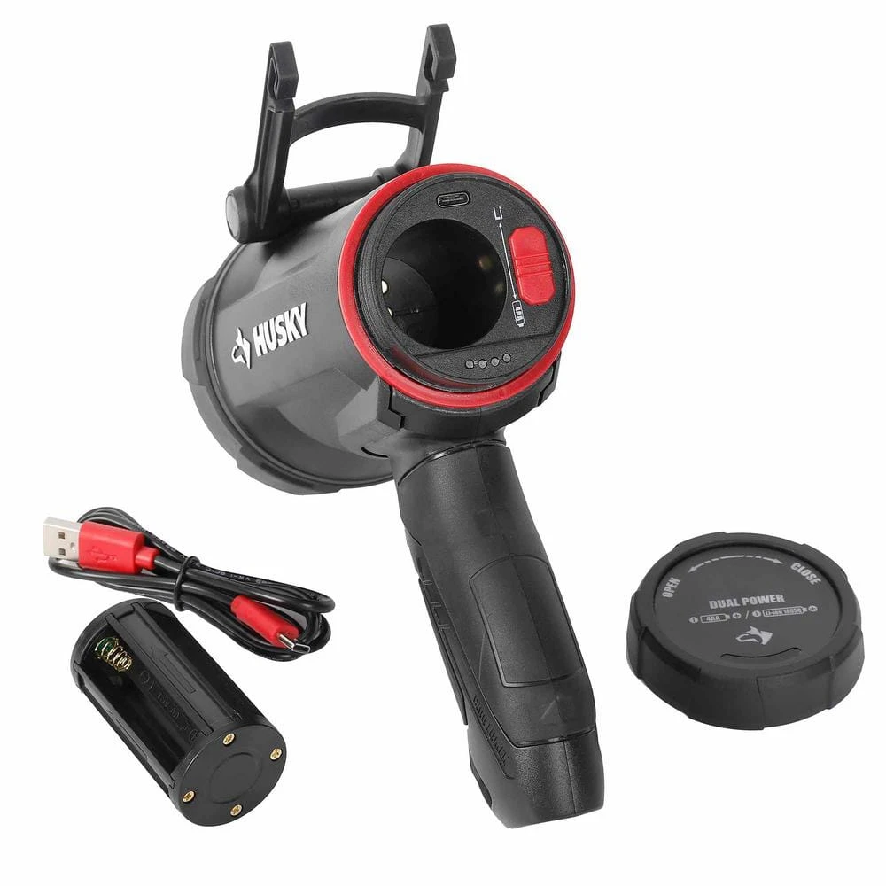 Husky 1500 Lumens Dual Power Rechargeable Handheld Spotlight 6 Husky 1500 Lumens Dual Power Rechargeable Handheld Spotlight - Image 6
