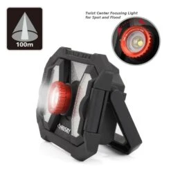 Husky 2000 Lumens LED Dual Panel Focusing Rechargeable Utility Light -Husky Shop husky handheld spotlights 90715 77 1000