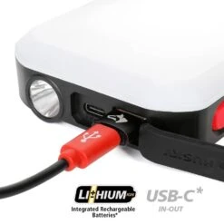 Husky 500 Lumens 3-in-1 Rechargeable Utility Light With 10000 MAh Power Bank -Husky Shop husky handheld spotlights 91400 1d 1000