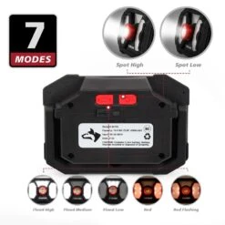 Husky 2000-Lumens LED Dual Panel Focusing Rechargeable Utility Light (2-Pack) -Husky Shop husky handheld spotlights d25h 2pk2000 40 1000