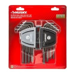 Husky Ball End Hex Set, SAE/MM (26-Piece) -Husky Shop husky hex key sets hbehksm26pc 06 c3 1000