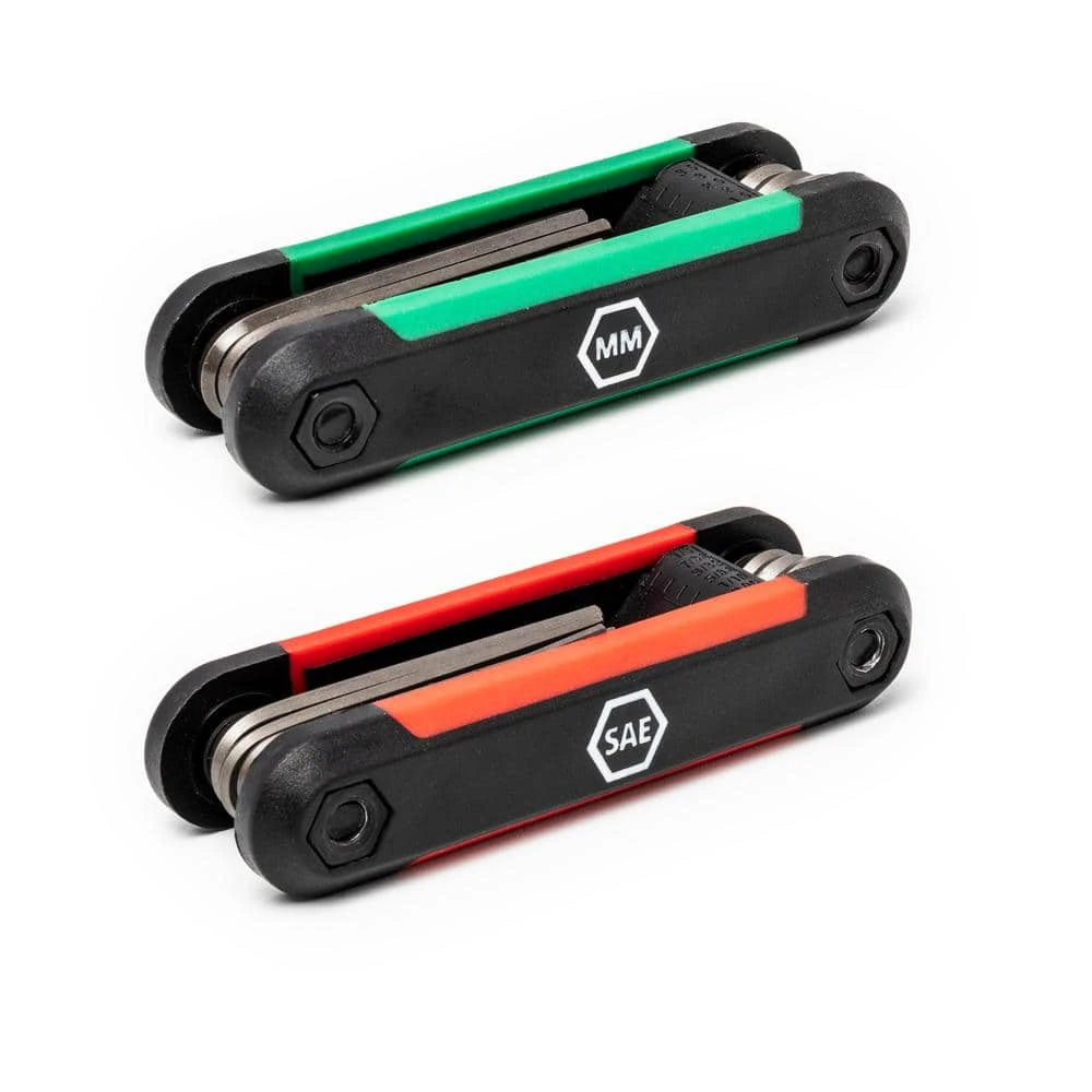 Husky Folding Hex Key Set (9-Pieces SAE, 8-Pieces MM) 6 Husky Folding Hex Key Set (9-Pieces SAE, 8-Pieces MM) - Image 6