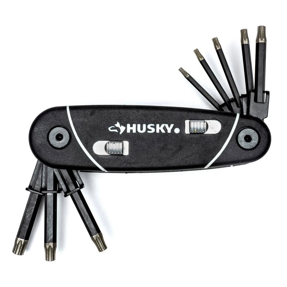 Husky Folding Locking Diamond Hex Key Set Torx (8-Piece) 1 Husky Folding Locking Diamond Hex Key Set Torx (8-Piece)