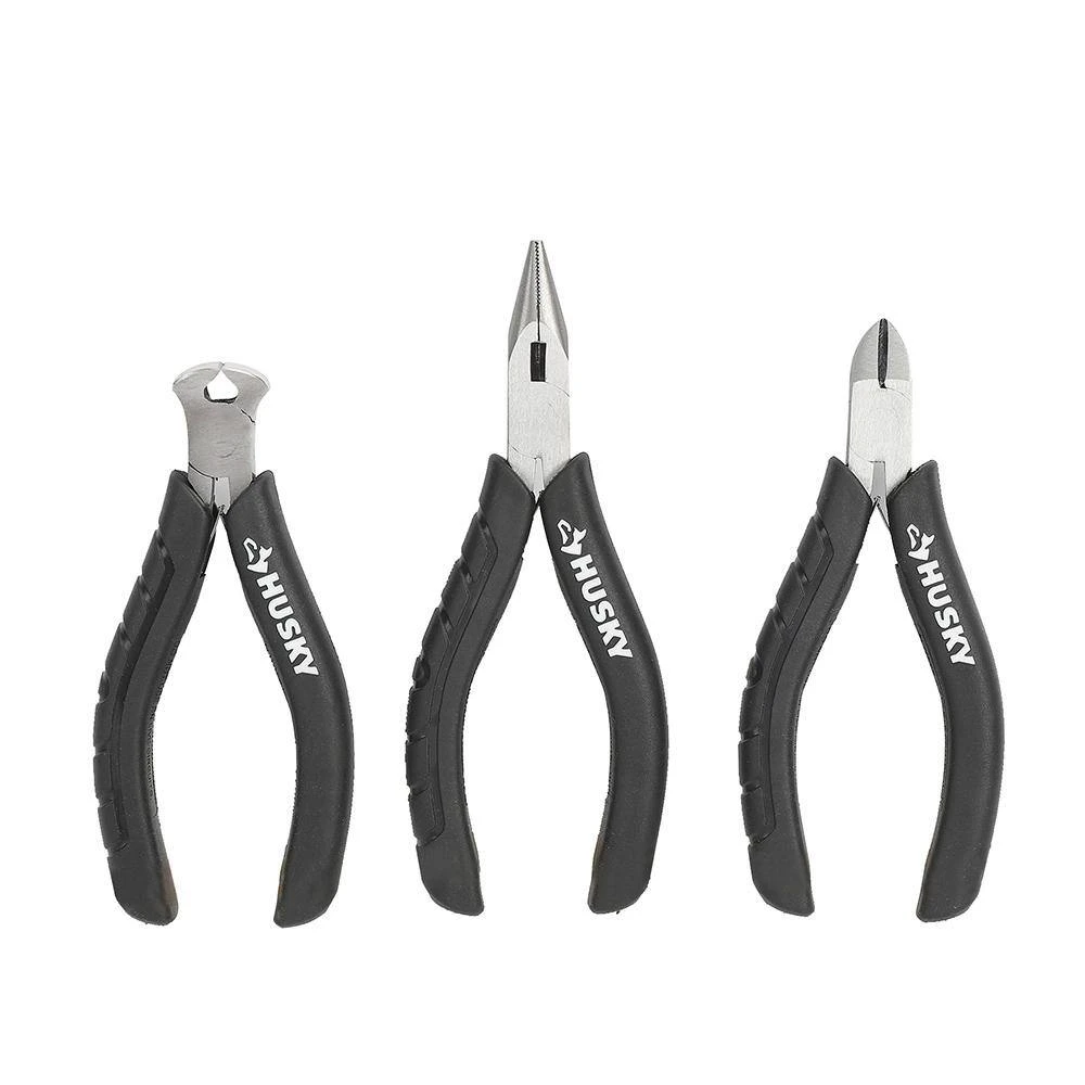 Husky 4-Piece, Pliers Set And 3-Piece Precision Pliers Set 8 Husky 4-Piece, Pliers Set And 3-Piece Precision Pliers Set - Image 8