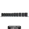 Husky 1/2 In. Drive Standard Metric 6-Point Impact Socket Set (11-Piece) -Husky Shop husky impact socket sets h2dimsm11pc 64 1000
