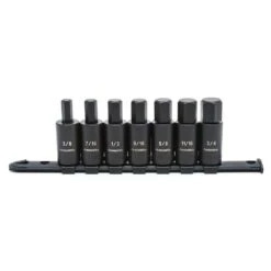 Husky 1/2 In. Drive Hex Bit Impact Socket Set SAE (7-Piece) 8 Husky 1/2 In. Drive Hex Bit Impact Socket Set SAE (7-Piece) -Husky Shop husky impact socket sets h2dsaehbi7pc 4f 1000
