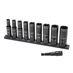 Husky 3/8 In. Drive Thin Wall Deep 6-Point Impact Socket Set SAE/Metric (20-Piece) -Husky Shop husky impact socket sets h3dhybcombo20pc 1f 1000