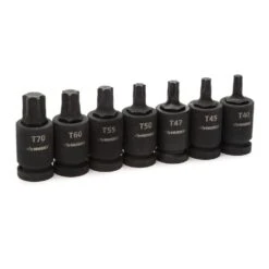 Husky 1/2 In. Drive Torx Bit Impact Socket Set (7-Piece) -Husky Shop husky impact socket sets himp7pctx c3 1000