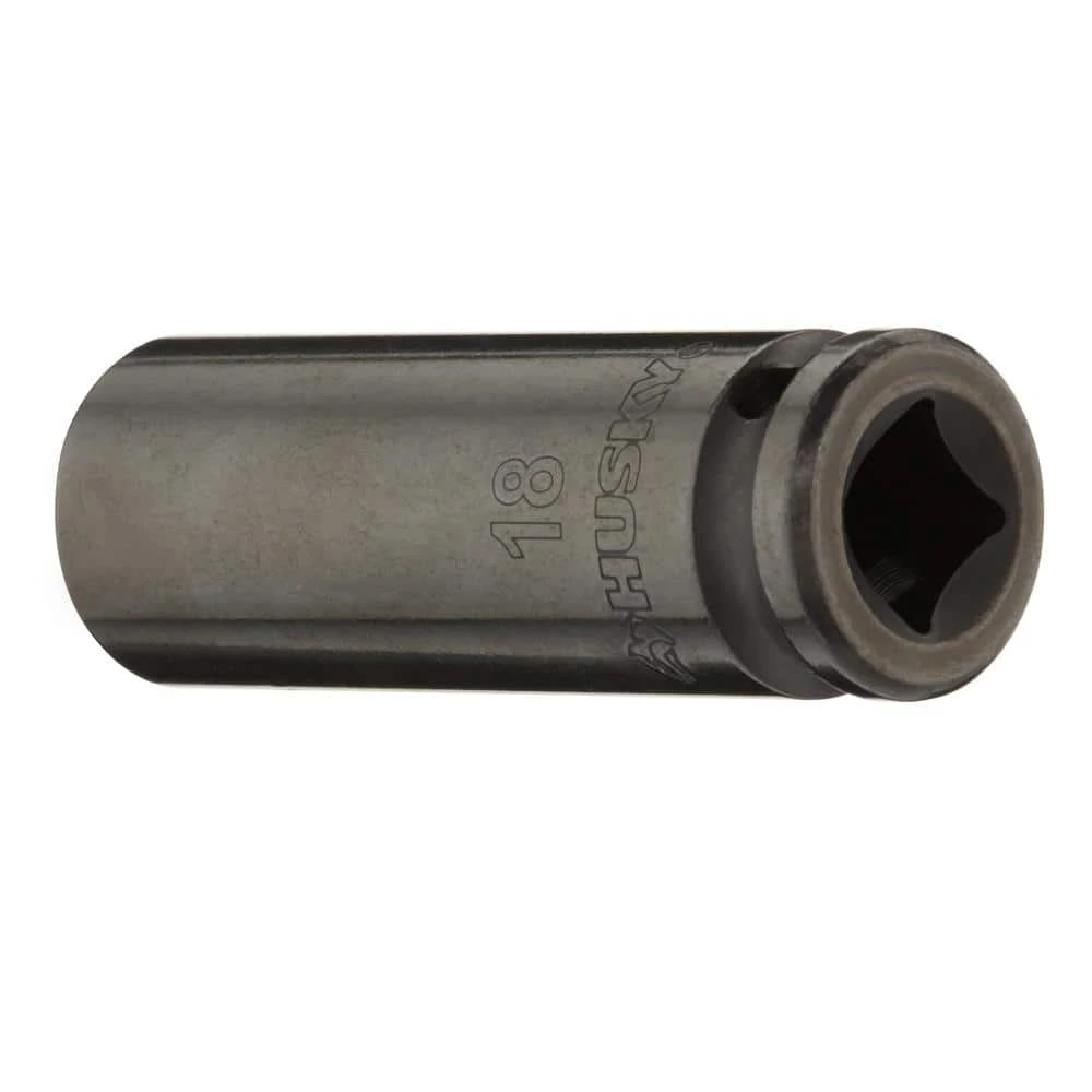 Husky 1/2 In. Drive 18 Mm 6-Point Deep Impact Socket 3 Husky 1/2 In. Drive 18 Mm 6-Point Deep Impact Socket - Image 3