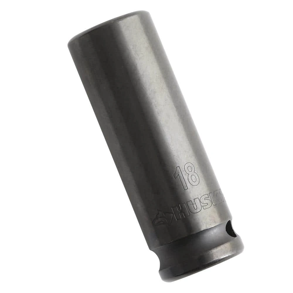 Husky 1/2 In. Drive 18 Mm 6-Point Deep Impact Socket 2 Husky 1/2 In. Drive 18 Mm 6-Point Deep Impact Socket - Image 2