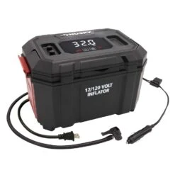 Husky 12-Volt/120-Volt Home & Auto Tire Inflator
