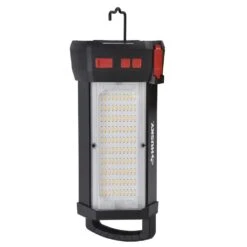 Husky 14,000 Lumen Area Utility Hybrid LED Work Light With Rechargeable Battery -Husky Shop husky jobsite lighting 7904101012 fa 1000