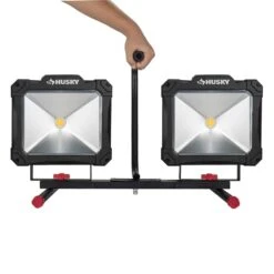 Husky 10,000-Lumen Twin-Head LED Work Light 6 Husky 10,000-Lumen Twin-Head LED Work Light -Husky Shop husky jobsite lighting k40189 40 1000