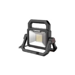 Husky 3000 Lumen LED Portable Corded Work Light -Husky Shop husky jobsite lighting k40567 c3 1000