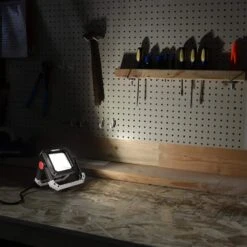 Husky 1000 Lumens LED Portable Work Light -Husky Shop husky jobsite lighting lg302c 10w1 44 1000
