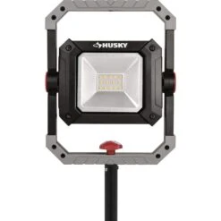 Husky 1000 Lumens LED Portable Work Light -Husky Shop husky jobsite lighting lg302c 10w1 4f 1000