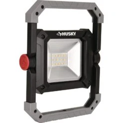 Husky 1000 Lumens LED Portable Work Light -Husky Shop husky jobsite lighting lg302c 10w1 c3 1000