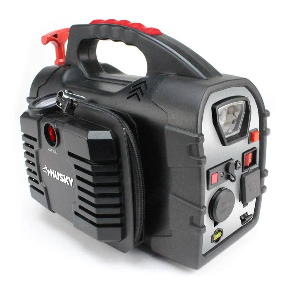 Husky 8-in-1 12-Volt Power Source/Jumpstarter 1 Husky 8-in-1 12-Volt Power Source/Jumpstarter