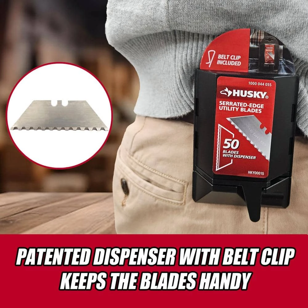 Husky Serrated Blade (50-Pack) 7 Husky Serrated Blade (50-Pack) - Image 7