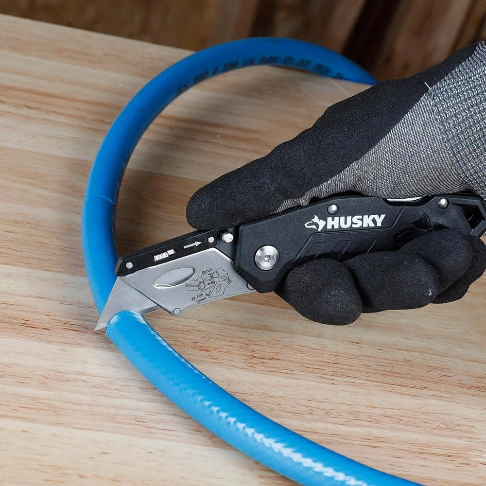 HUSKY 3-PACK FOLDING LOCK-BACK Utility Knife 9 HUSKY 3-PACK FOLDING LOCK-BACK Utility Knife - Image 9