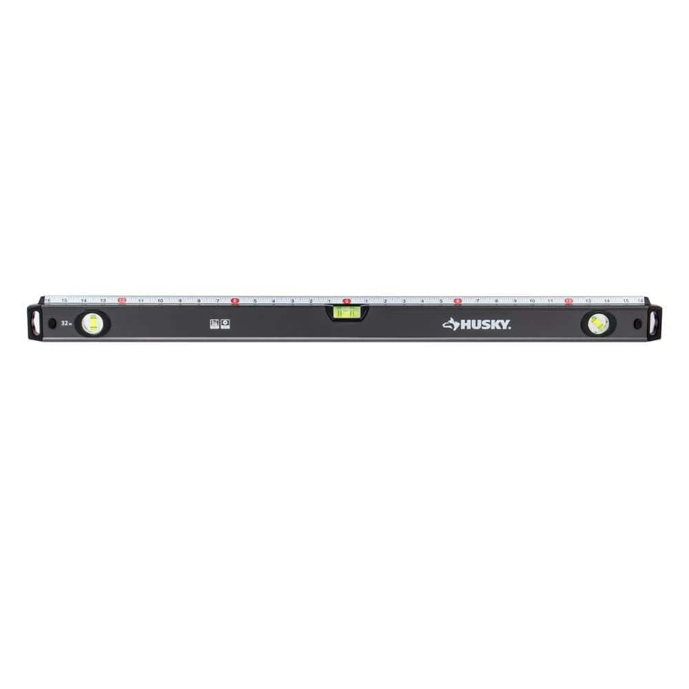 Husky 32 In. Aluminum Box Beam Level 1 Husky 32 In. Aluminum Box Beam Level