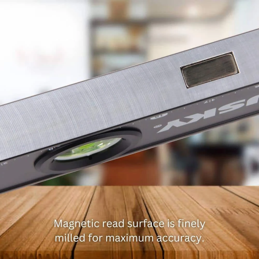 Husky 903 24 In. Heavy-Duty Magnetic Box Beam Level 4 Husky 903 24 In. Heavy-Duty Magnetic Box Beam Level - Image 4