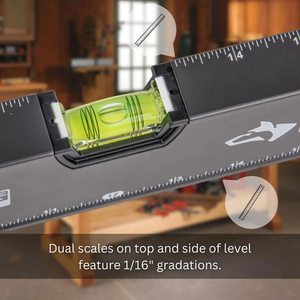 Husky 903 24 In. Heavy-Duty Magnetic Box Beam Level 3 Husky 903 24 In. Heavy-Duty Magnetic Box Beam Level - Image 3