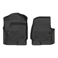 Front Floor Liners Fits 17-17 F-250 Crew With Vinyl