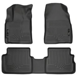 Front & 2nd Seat Floor Liners Fits 09-13 Corolla/Matrix FWD