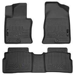 Front & 2nd Seat Floor Liners Fits 11-14 Sonata GLS/Limited/Se