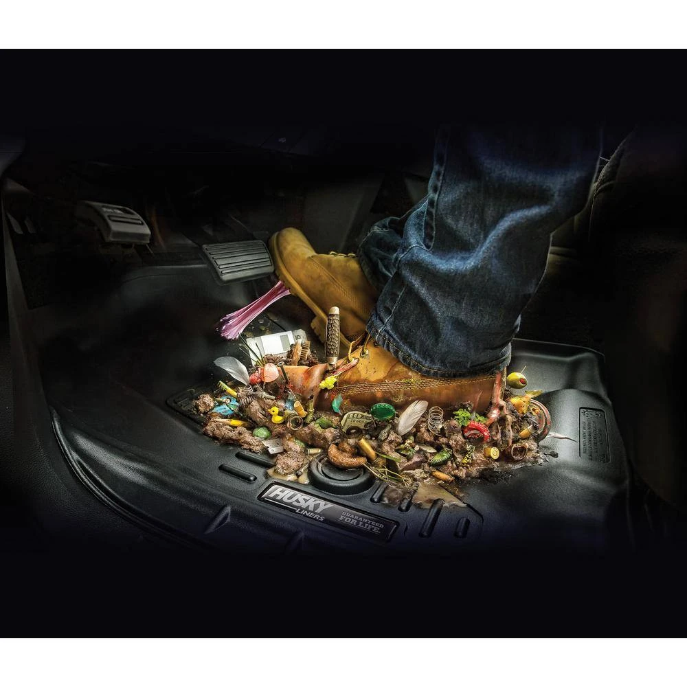 Front & 2nd Seat Floor Liners Fits 09-18 Ram 1500 Crew Cab 3 Front & 2nd Seat Floor Liners Fits 09-18 Ram 1500 Crew Cab - Image 3