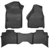 Front & 2nd Seat Floor Liners Fits 09-18 Ram 1500 Quad Cab -Husky Shop husky liners floor mats 99011 64 1000