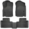 Front & 2nd Seat Floor Liners Fits 11-15 Durango/ Grand Cherokee -Husky Shop husky liners floor mats 99051 64 1000