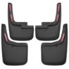 Front & Rear Mud Guards Fits 15-18 F150 W/ OE Flares -Husky Shop husky liners mud flaps 58456 64 1000