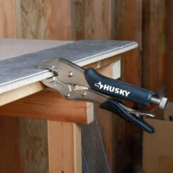 Husky 7 In. Curved Jaw Locking Pliers With Rubber Grip 17 Husky 7 In. Curved Jaw Locking Pliers With Rubber Grip -Husky Shop husky locking pliers 90143 31 1000