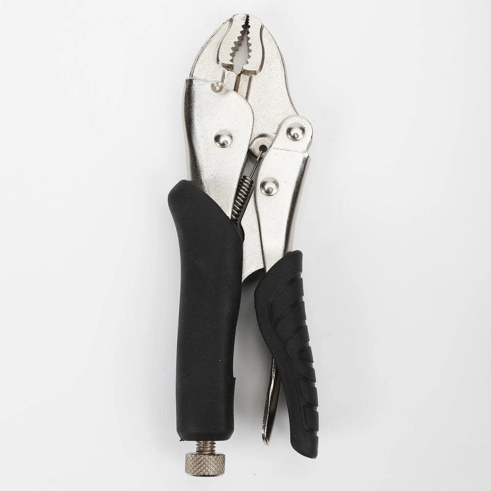 Husky 7 In. Curved Jaw Locking Pliers With Rubber Grip 3 Husky 7 In. Curved Jaw Locking Pliers With Rubber Grip - Image 3