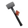 Husky 24 Oz. Gray Rubber Mallet With 14 In. Fiberglass Handle