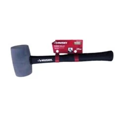 Husky 24 Oz. Gray Rubber Mallet With 14 In. Fiberglass Handle -Husky Shop husky mallets rmg 24f husky c3 1000