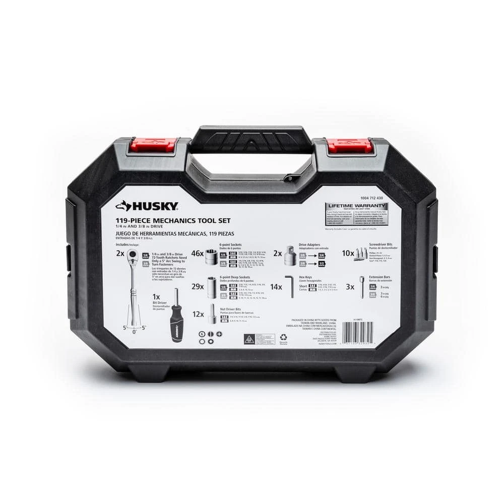 Husky Mechanics Tool Set (119-Piece) 8 Husky Mechanics Tool Set (119-Piece) - Image 8