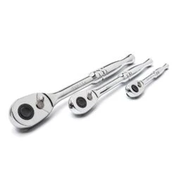 Husky 1/4 In., 3/8 In. And 1/2 In. 72-Tooth Ratchet Mechanics Tool Set With Chest (244-Piece) -Husky Shop husky mechanics tool sets h244mtschest 1d 1000