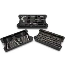 Husky Mechanics Tool Set In Connect Trays (270-Piece) -Husky Shop husky mechanics tool sets h270connect c3 1000