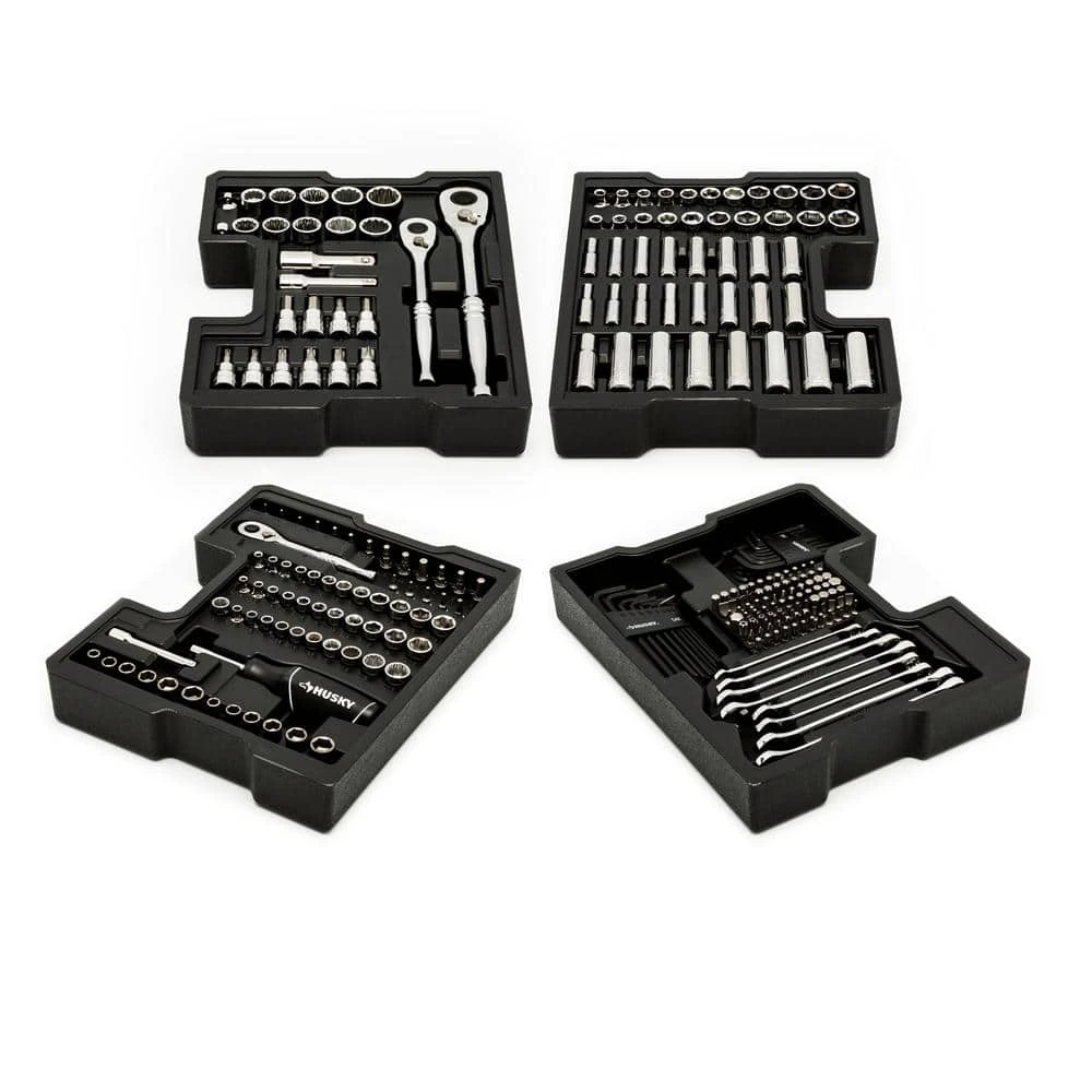 Husky Mechanics Tool Set In Build-Out Storage Trays (270-Piece) 1 Husky Mechanics Tool Set In Build-Out Storage Trays (270-Piece)