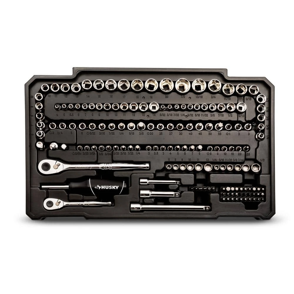 Husky 1/4 In., 3/8 In. And 1/2 In. Drive Mechanics Tool Set (300-Piece) 7 Husky 1/4 In., 3/8 In. And 1/2 In. Drive Mechanics Tool Set (300-Piece) - Image 7