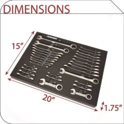 Husky 1/4 In., 3/8 In. And 1/2 In. Drive Mechanics Tool Set With Impact Sockets And EVA Storage Trays (370-Piece) 16 Husky 1/4 In., 3/8 In. And 1/2 In. Drive Mechanics Tool Set With Impact Sockets And EVA Storage Trays (370-Piece) -Husky Shop husky mechanics tool sets h370mtsimpevacb a0 1000