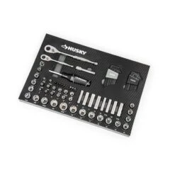 Husky 1/4 In. And 3/8 In. 72-Tooth Ratchet Mechanics Tool Set In EVA (70-Piece) -Husky Shop husky mechanics tool sets h70mtseva 4f 1000