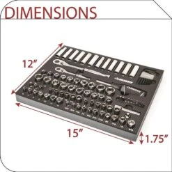 Husky Mechanics Tool Set In EVA Foam (94-Piece) 15 Husky Mechanics Tool Set In EVA Foam (94-Piece) -Husky Shop husky mechanics tool sets h94mtseva 66 1000