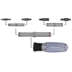 Husky 15-in-1 Screwdriver/Nut Driver -Husky Shop husky multi bit screwdrivers 132360019 4f 1000