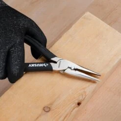 Husky 6 In. H Leverage Long Nose Pliers -Husky Shop husky needle nose 90947 44 1000